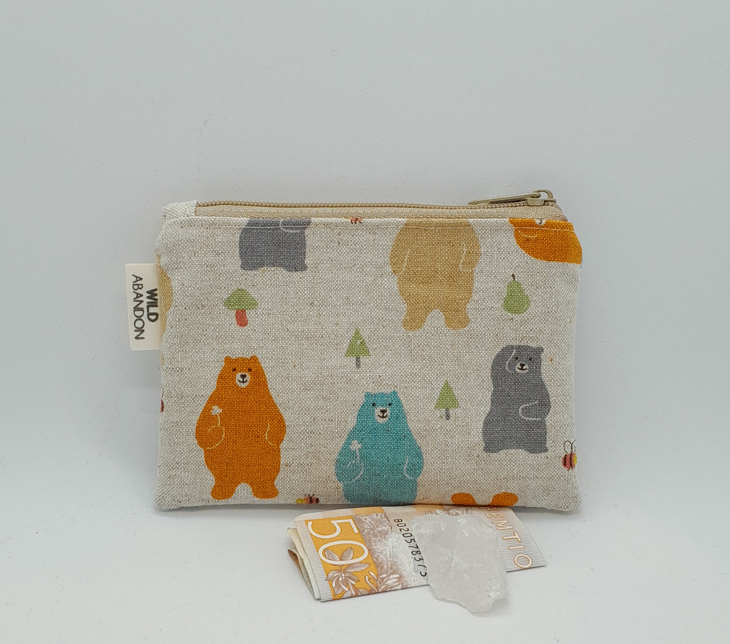 Bears and Bees Coin Purse