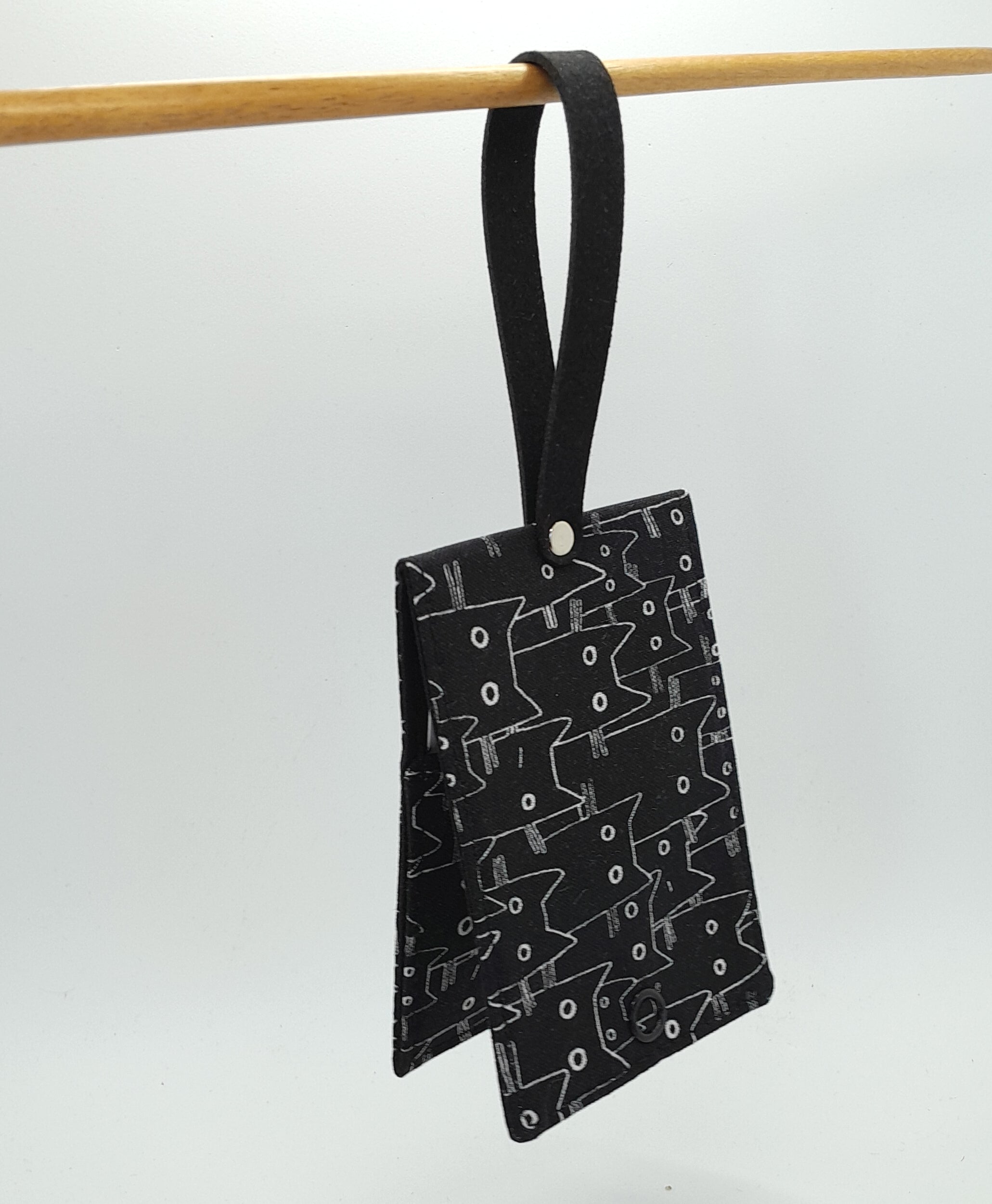 Black Cat Army Luggage Tag