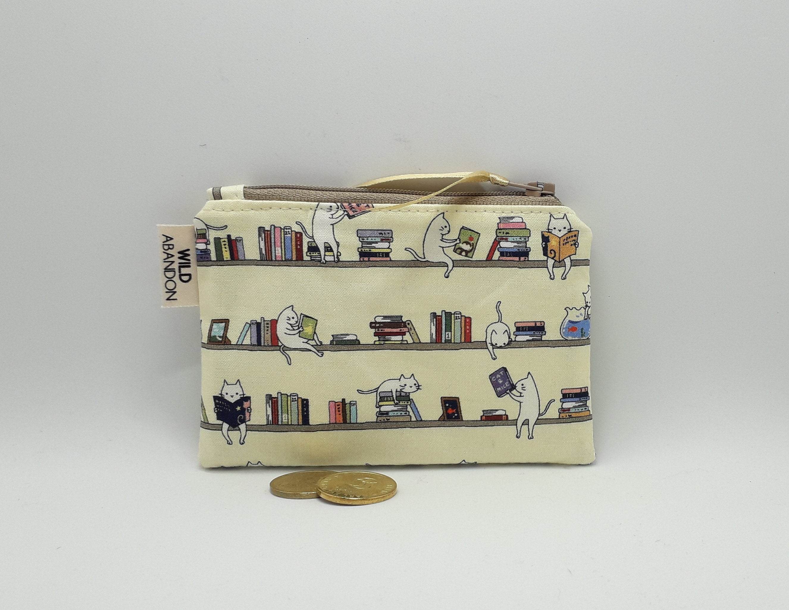 Library Cats Coin Purse - Wild Abandon
