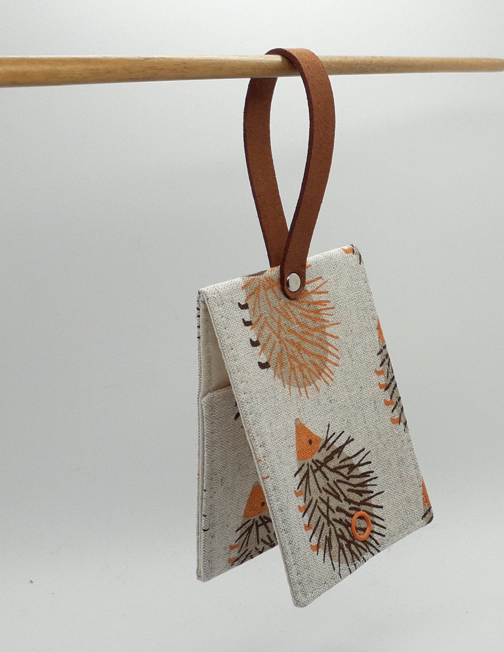 Brown Hedgehog Luggage Tag - Wild Abandon