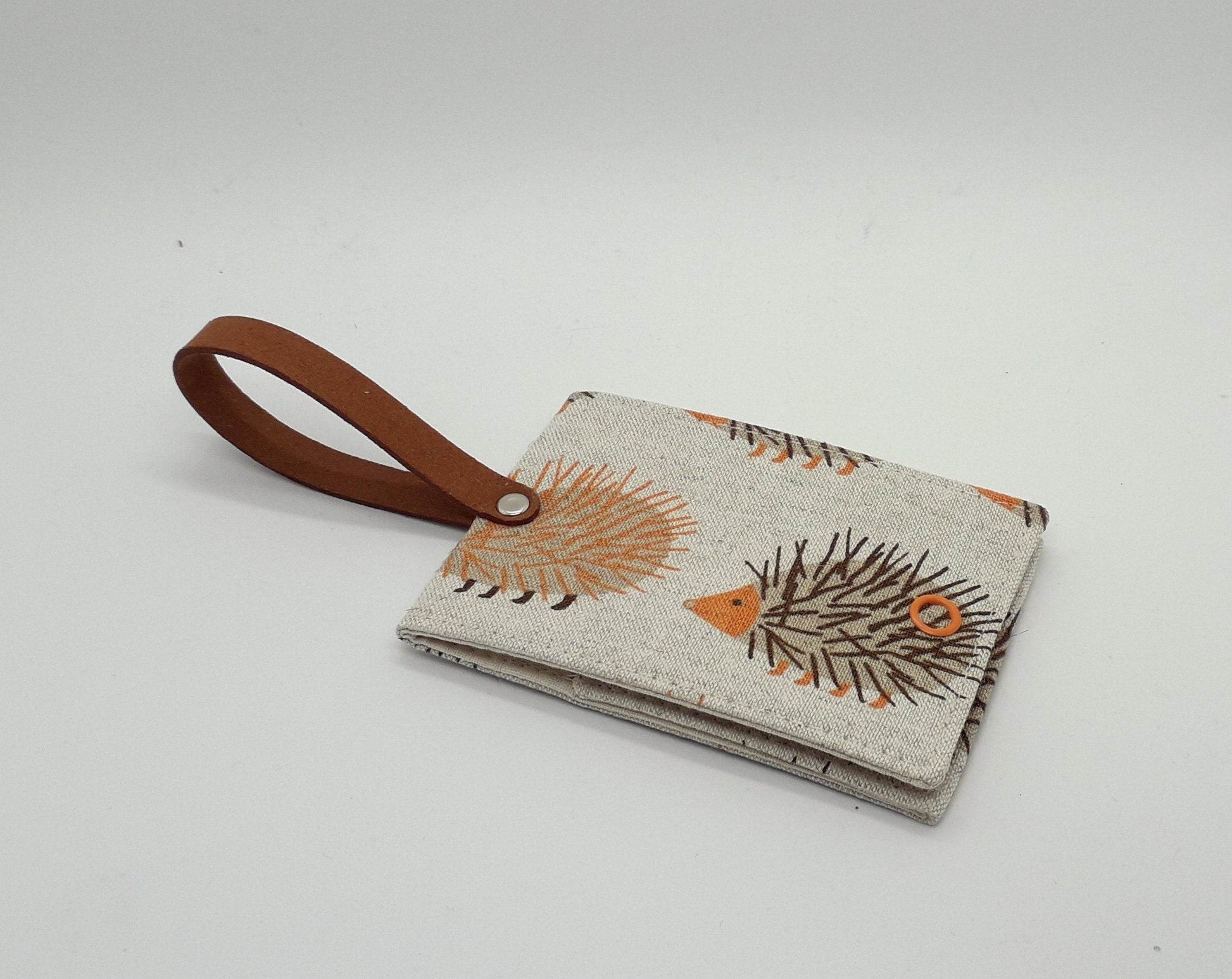 Brown Hedgehog Luggage Tag - Wild Abandon