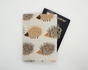 Brown Hedgehog Passport Cover - Wild Abandon