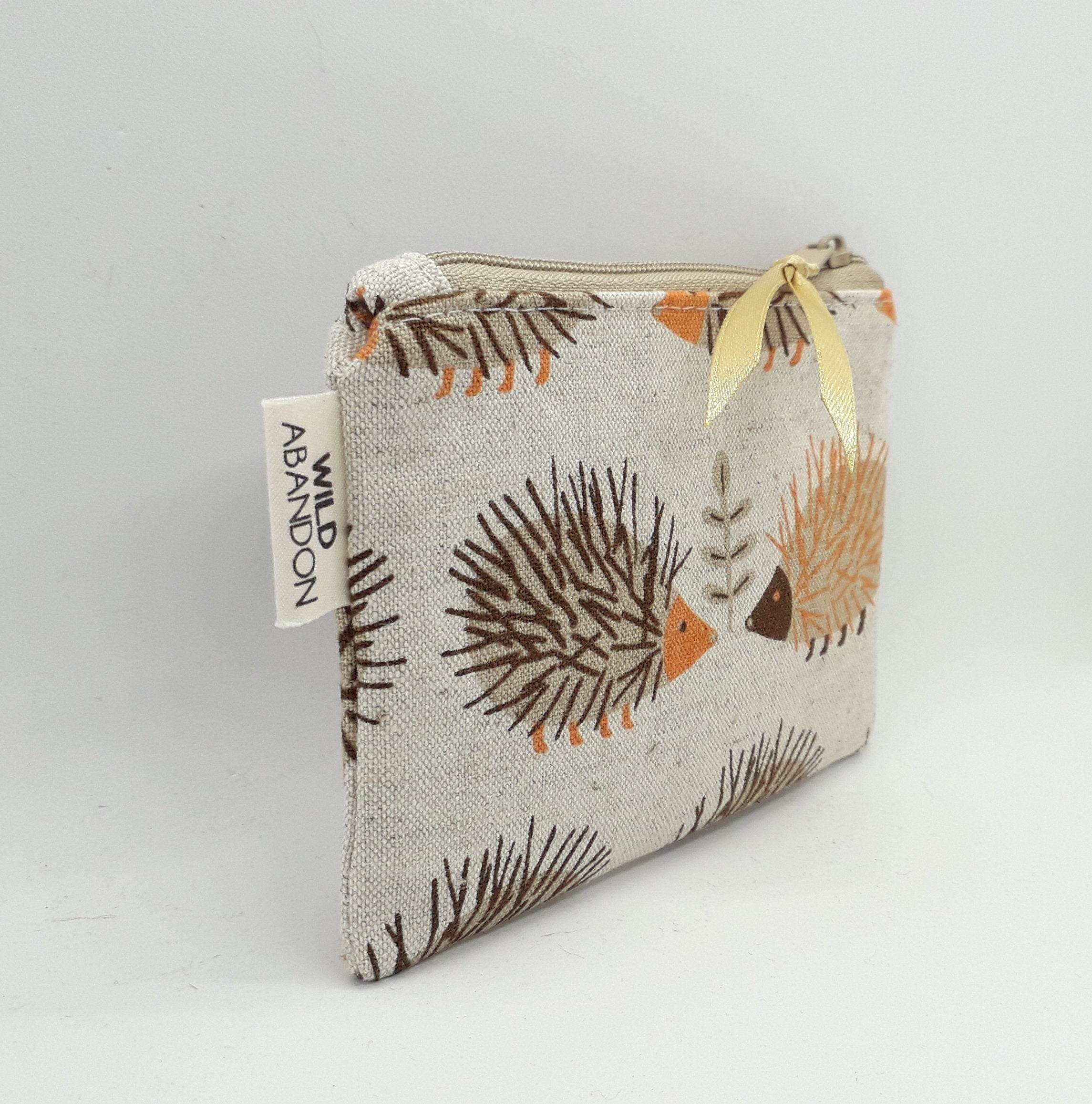 Brown Hedgehog Coin Purse - Wild Abandon