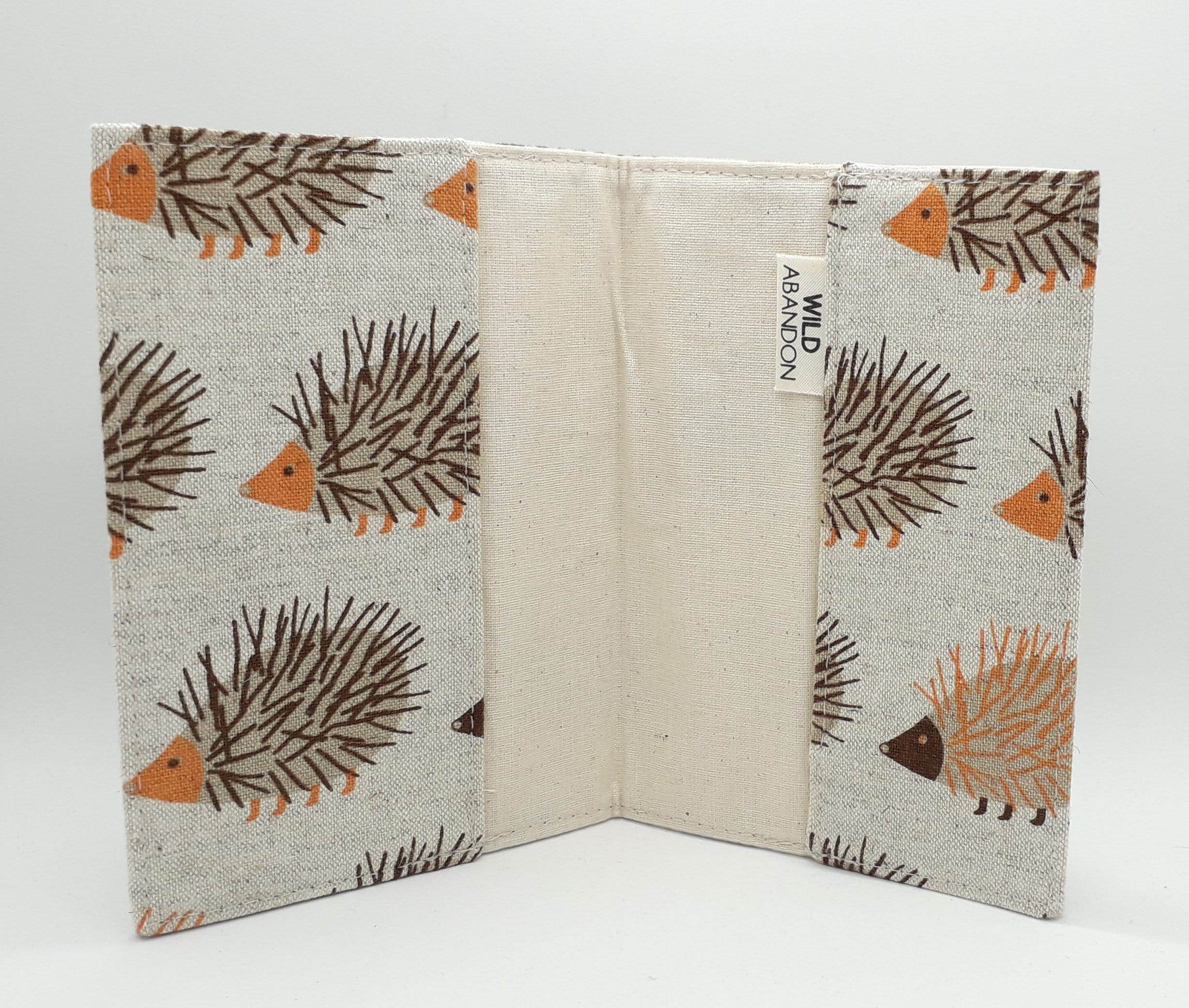 Brown Hedgehog Passport Cover - Wild Abandon