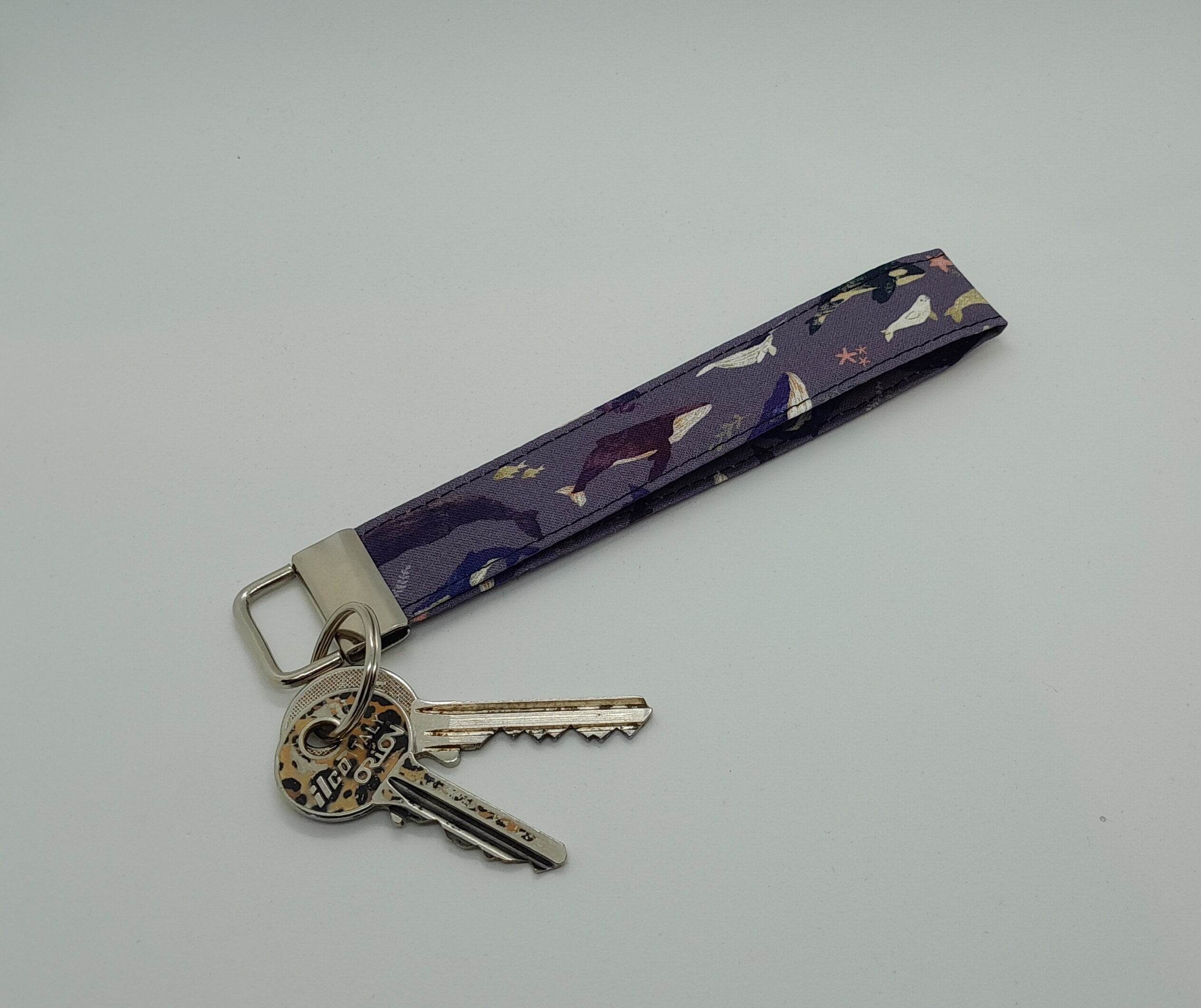 Ocean Whales Key Fob Wristlet - Wild Abandon